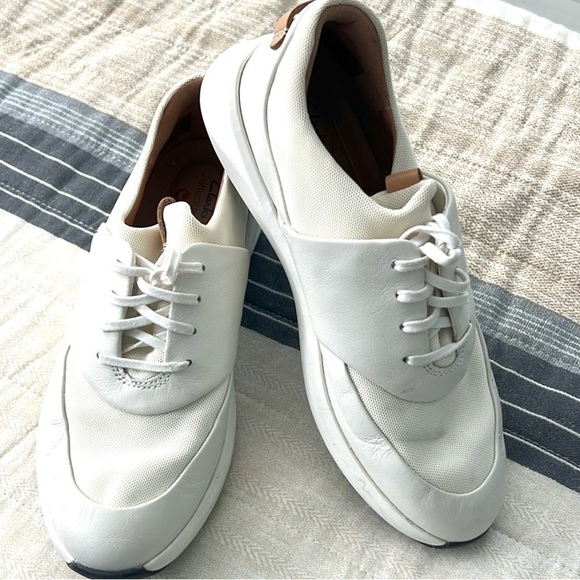 Clarks Unconstructed,Low-Top Sneakers Derbys, Machine-Wash, Leather, Lace-Up, 6M - Picture 1 of 13